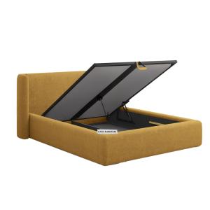 Adam Hydraulic Storage Bed in Yellow 