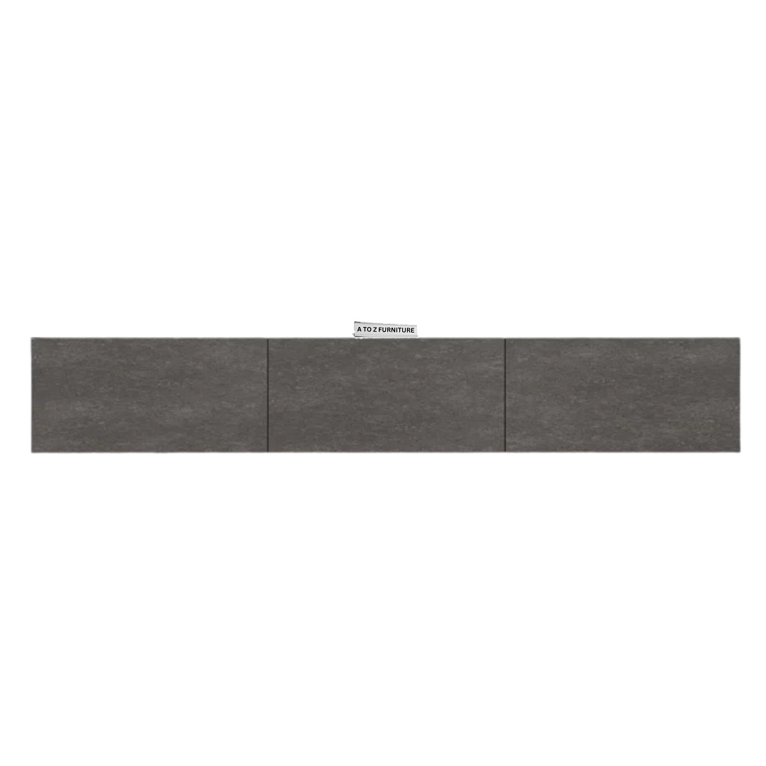 Urban Edge Wall Mount TV Unit in Dark Brownish Grey in Dark Brownish Grey