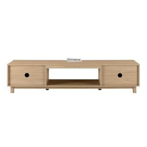 Nova Lowline Media Console in Oak
