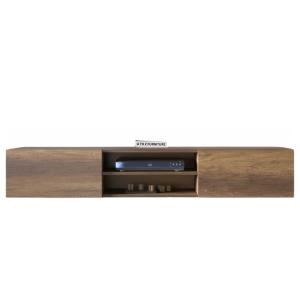 Aero Wall 180 Floating TV Unit in Brown