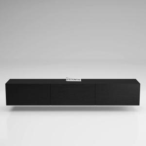 Skyline Vault Floating TV Unit in Black