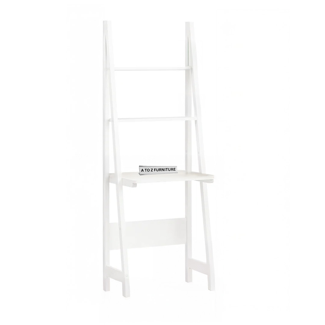 Orion Ladder Desk in White in White