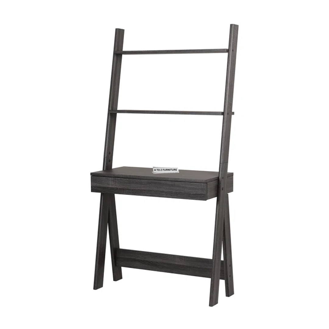 Arlo Step Leaning Desk in Black in Black