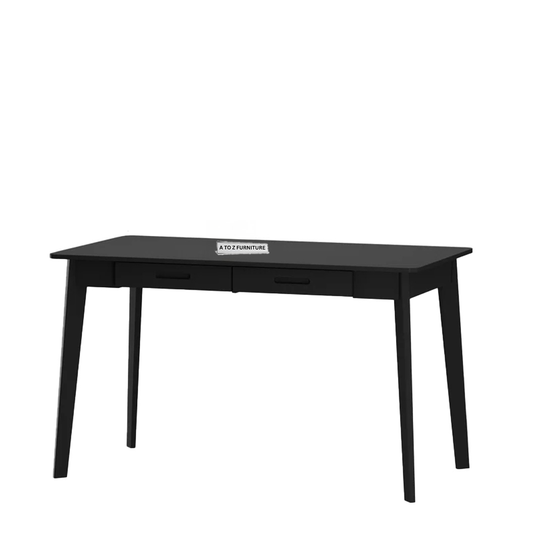 Caelo Retro Study Desk in Black in Black