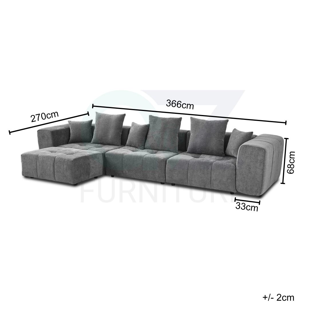 Sectional L-Shaped Sofa