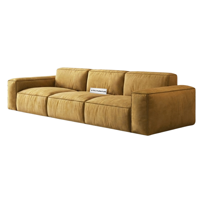 Rowan Modular 3 Seater Sofa in Yellow in Yellow