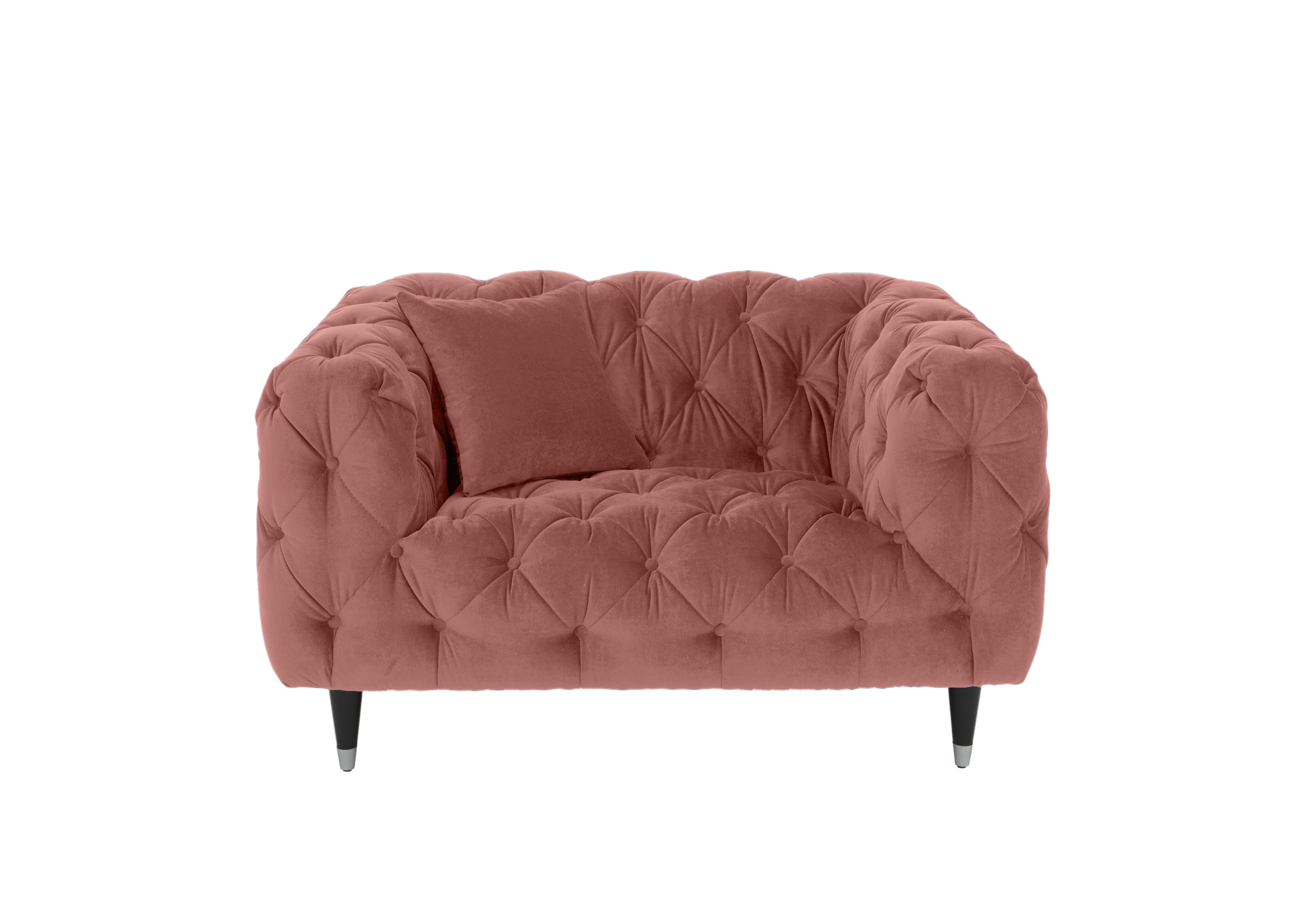 Cecilia Armchair in Peech