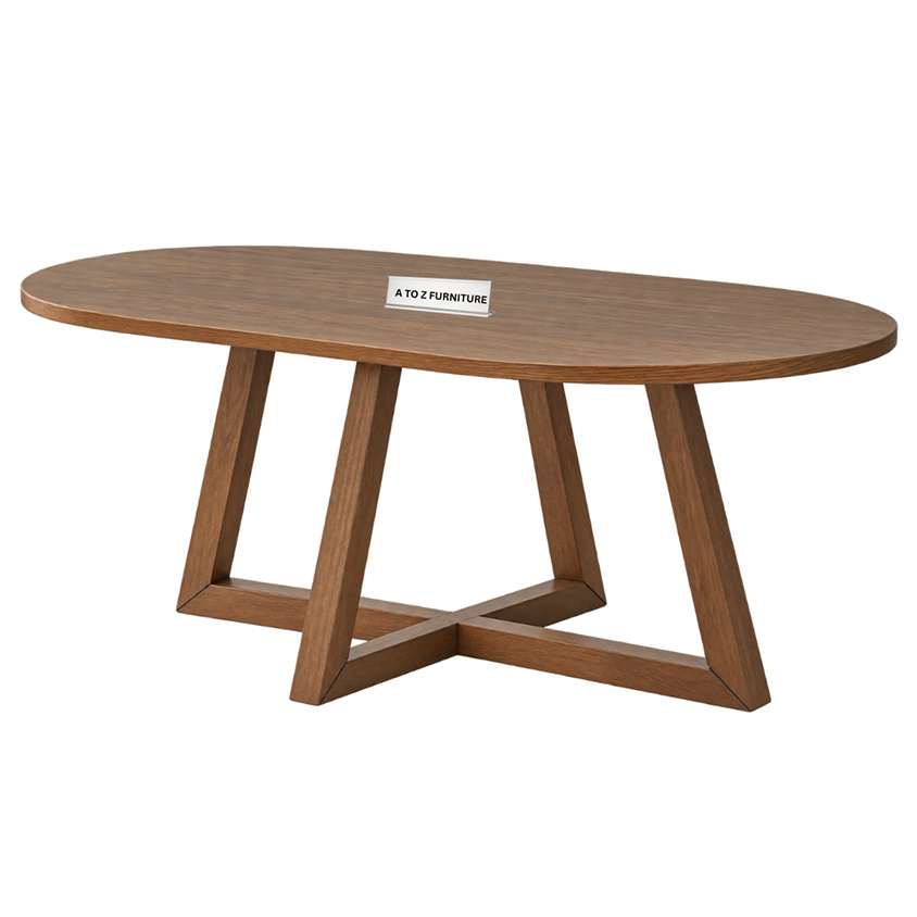 Nolan Oval Dining Table in Walnut in Walnut