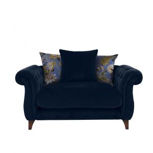 Boutique Palace Fabric Scatter Back Snuggler Armchair