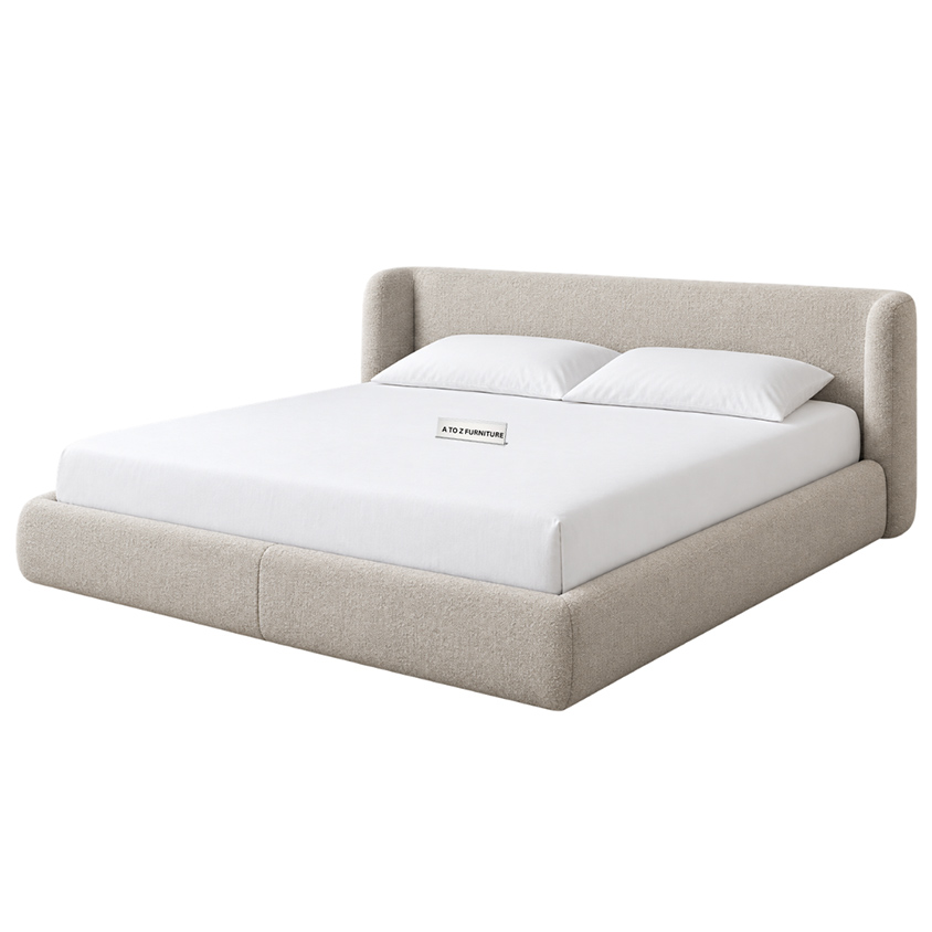 Ravello Bed Frame in Beige in Beige