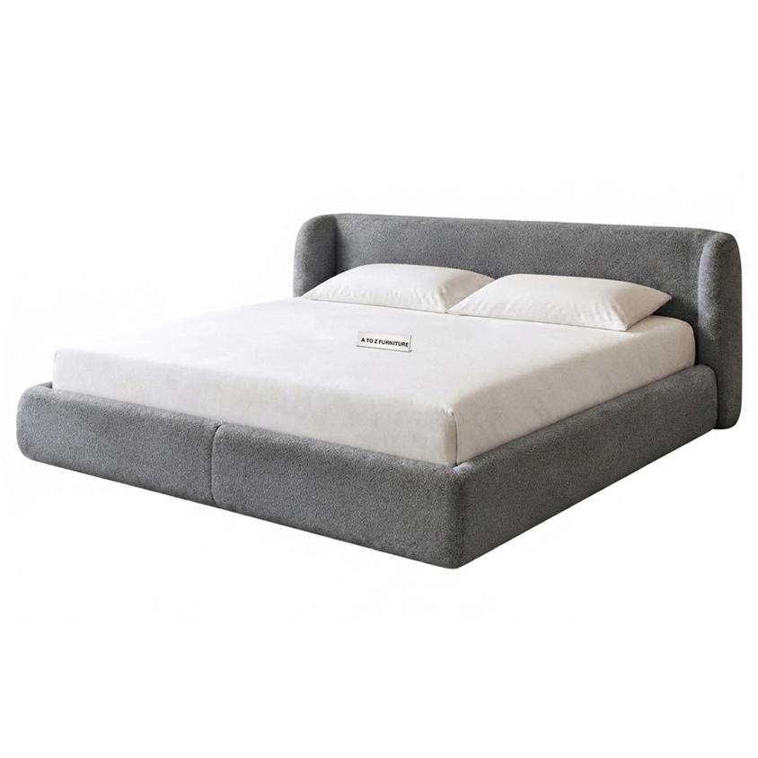 Ravello Bed Frame in Grey in Grey
