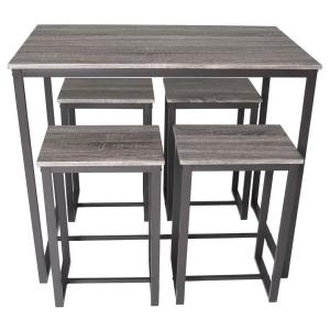 Sashe 4 - Person Counter Height Dining Set