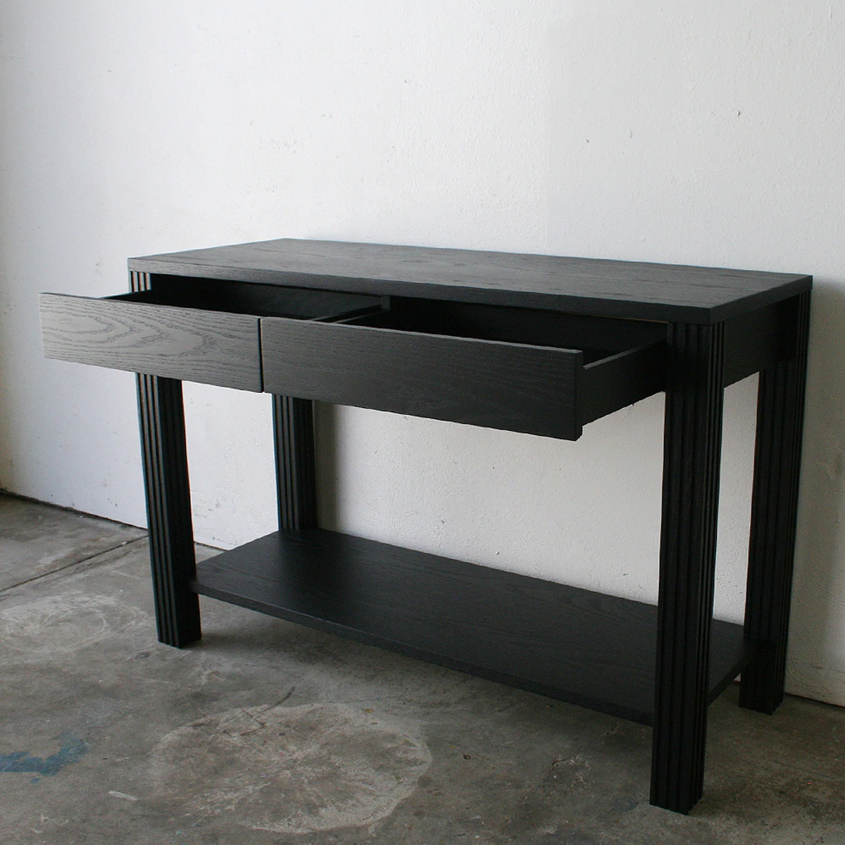 Noir Console Table Black in Black
