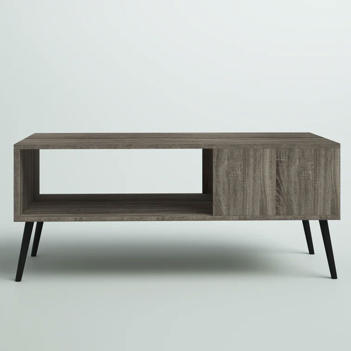Davian 4 Legs Coffee Table with Storage in Oak