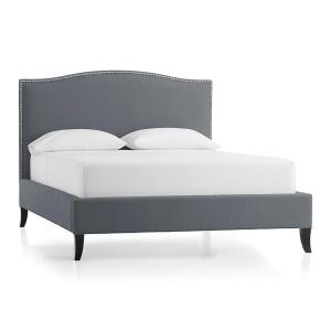 Fillmore Nailheaded Trimmed Fabric Bed