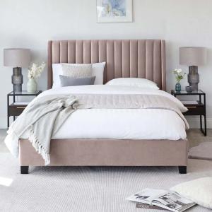 Bella Wingbed Bed Frame in Pink Color