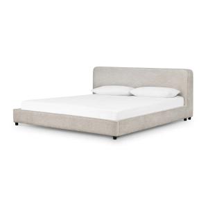 Chelsea Bed Frame in Ivory Color Fabric