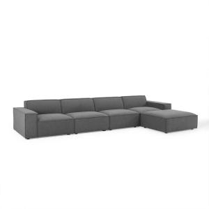 Restore 5-Piece Sectional Sofa Dark Grey 