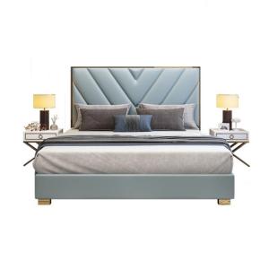 Gilma PVC Luxury Upholstered Bed Frame