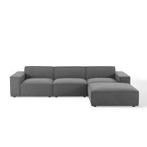 Vitality sectional sofa 4 pieces in Dark Grey
