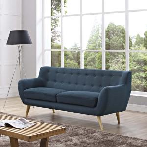 Meggie Loveseat in Blue Color