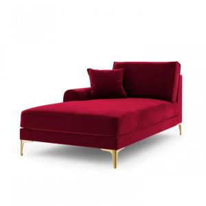 Larnite Chaise Longue in Red