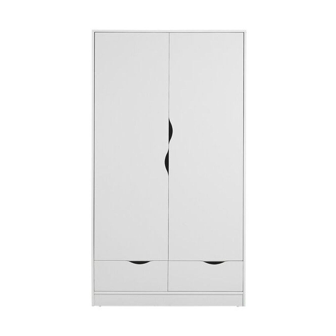 2 Door Wardrobe with Drawers White from AED 1149 AtoZ Furniture