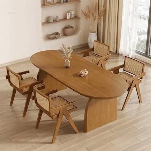 Charleily Wood Dining Table