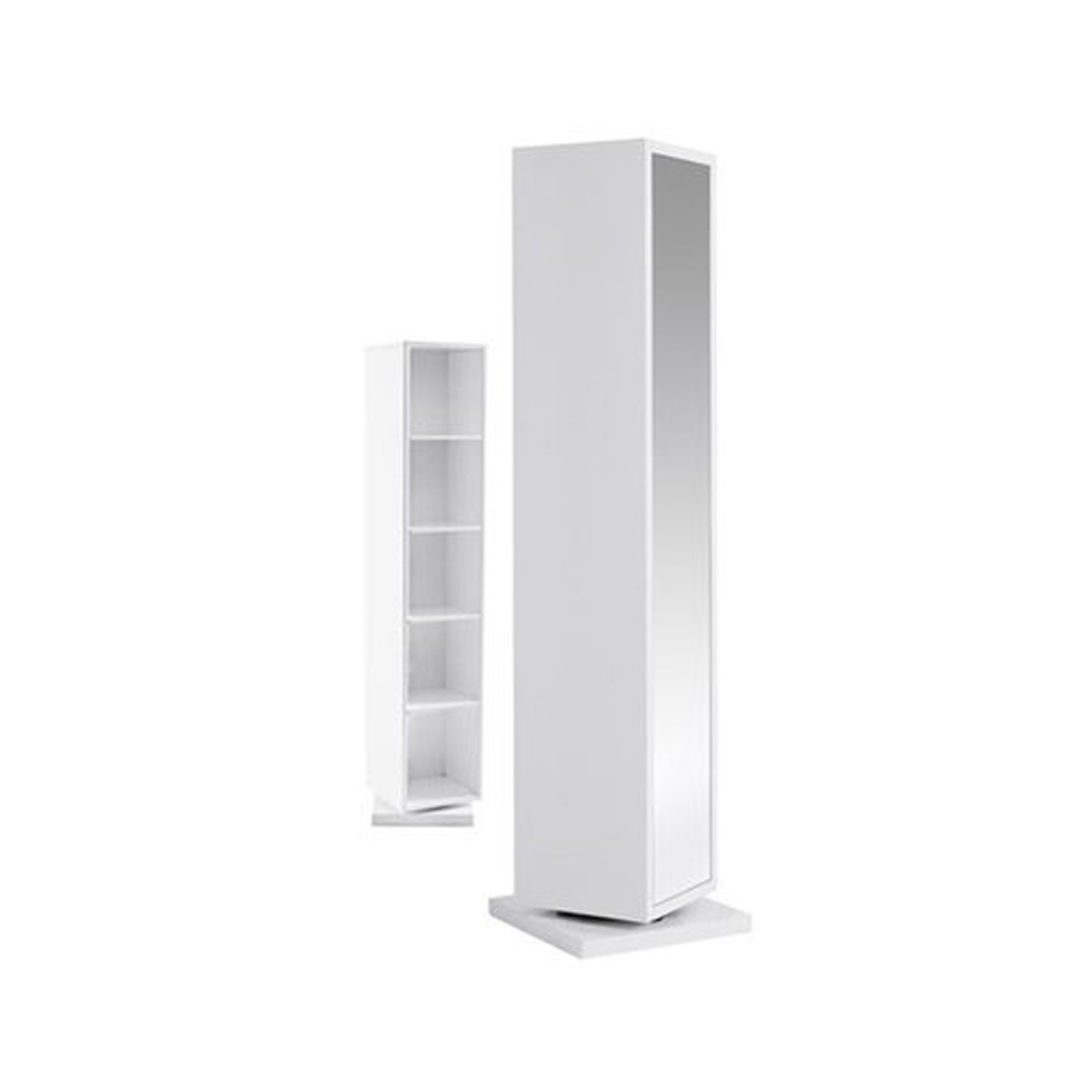 Mirrored shoe cabinet top