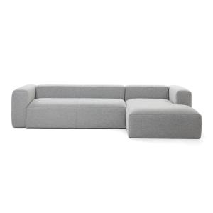 Gian L-Shape Sofa Grey Color