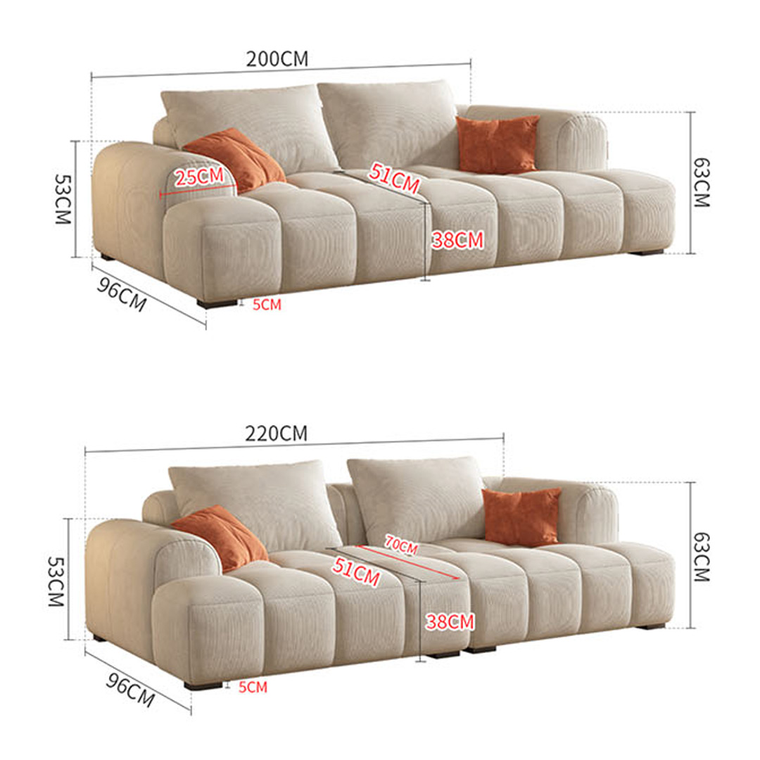 Bianca Module Sofa Sizes